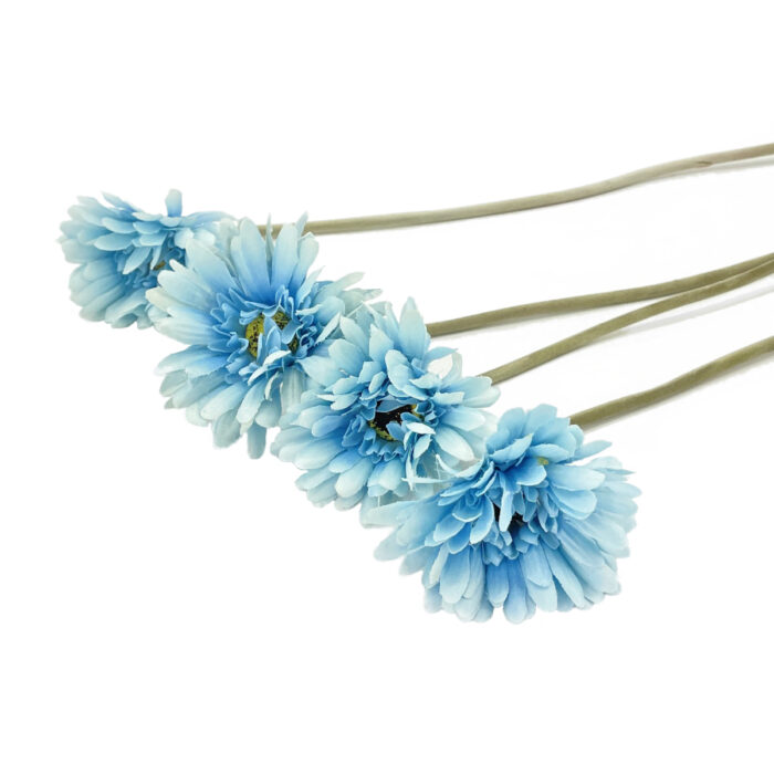 GNW Blue Artificial Chrysanthemum DY-03 - Image 2