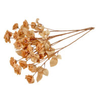 GNW Brown Artificial Garden Rose Silk XHH-04 - Image 2