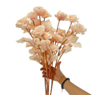 GNW Light Orange Artificial Garden Rose Silk XHH-02 - Image 3