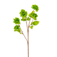 GNW Green Artificial Garden Rose Silk LRR-189
