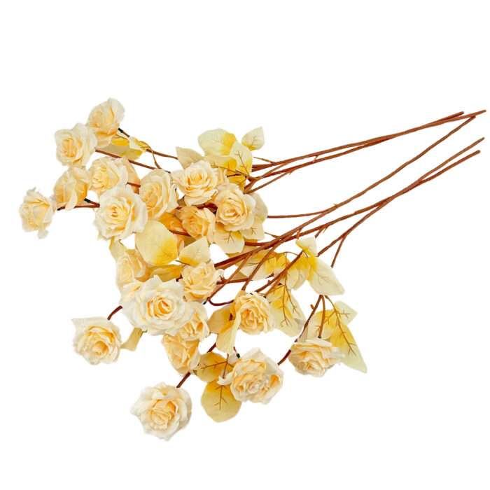 GNW Champagne Artificial Garden Rose Silk XHH-03 - Image 2