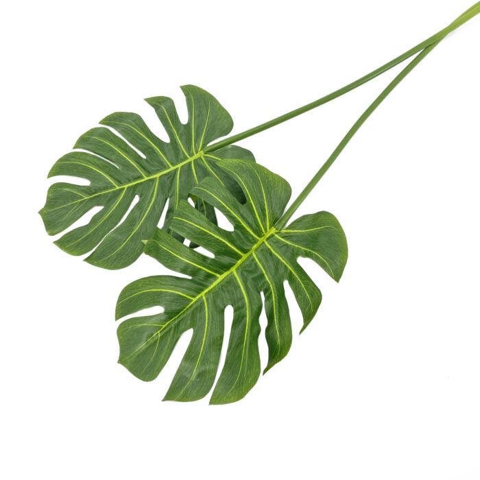 GNW Green Artificial Big Turtle Leaf Real Touch LZ-244 - Image 2