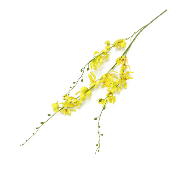 GNW Yellow Artificial Dendrobium Orchid LZ-128 - Image 2