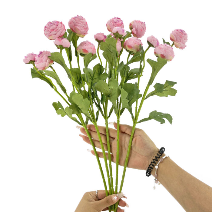 GNW Dark Pink Artificial Small Peony LRX-46 - Image 2