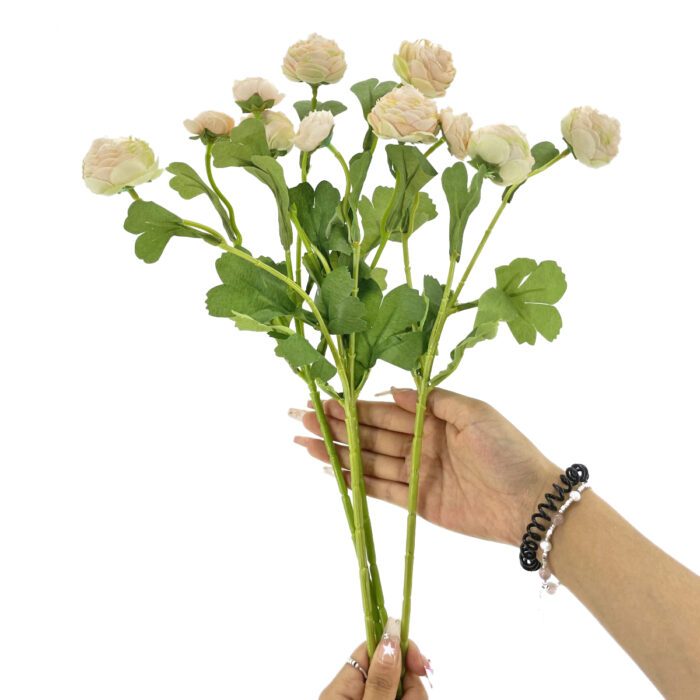 GNW Champagne Artificial Small Peony LRX-42 - Image 3