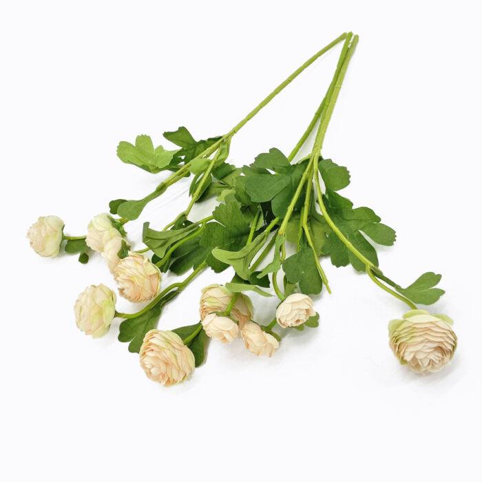 GNW Champagne Artificial Small Peony LRX-42 - Image 2