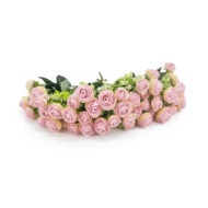 GNW Pink Artificial Camellia Spray Roses TN-38 - Image 2