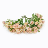 GNW Pink Artificial Small Spray Roses TN-22 - Image 2