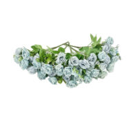 GNW Blue Artificial Small Spray Roses TN-24 - Image 3