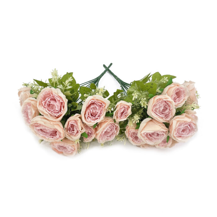 GNW Pink Purple Artificial 12 heads Small Spray Roses TN-14 - Image 2