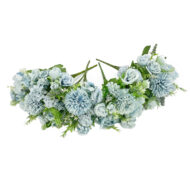GNW Blue Artificial Hydrangea Spray Roses TN-44 - Image 2