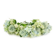 GNW Green Artificial Hydrangea Spray Roses TN-45 - Image 2