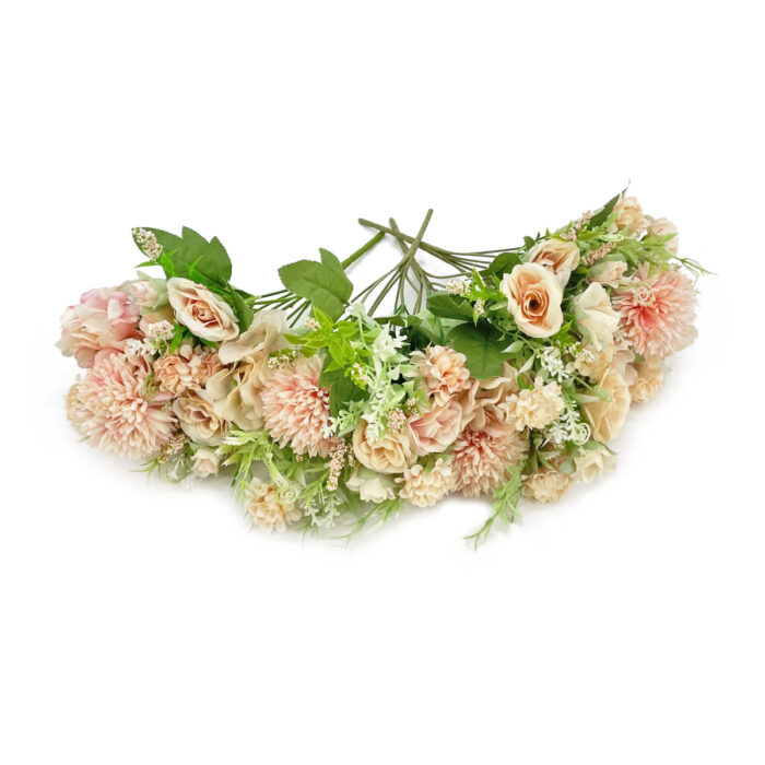 GNW Pink Artificial Hydrangea Spray Roses TN-43 - Image 2