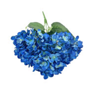 GNW Blue Green Artificial 5-head Single Hydrangea Silk MY-172 - Image 2