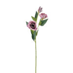 GNW Purple Artificial Eustoma Rose Silk LRX-59
