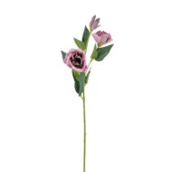 GNW Purple Artificial Eustoma Rose Silk LRX-59