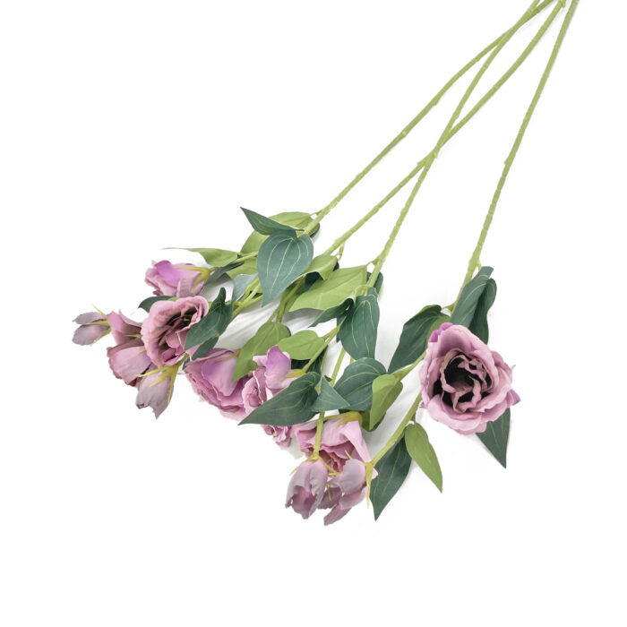 GNW Purple Artificial Eustoma Rose Silk LRX-59 - Image 3