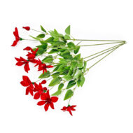GNW Red Artificial Clematis Lotus LR-1118 - Image 2