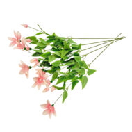 GNW Pink Artificial Clematis Lotus LR-1115 - Image 2