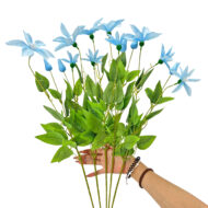 GNW Blue Artificial Clematis Lotus LR-1116 - Image 3