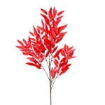 GNW Red Artificial Salix Leaf LRR-321