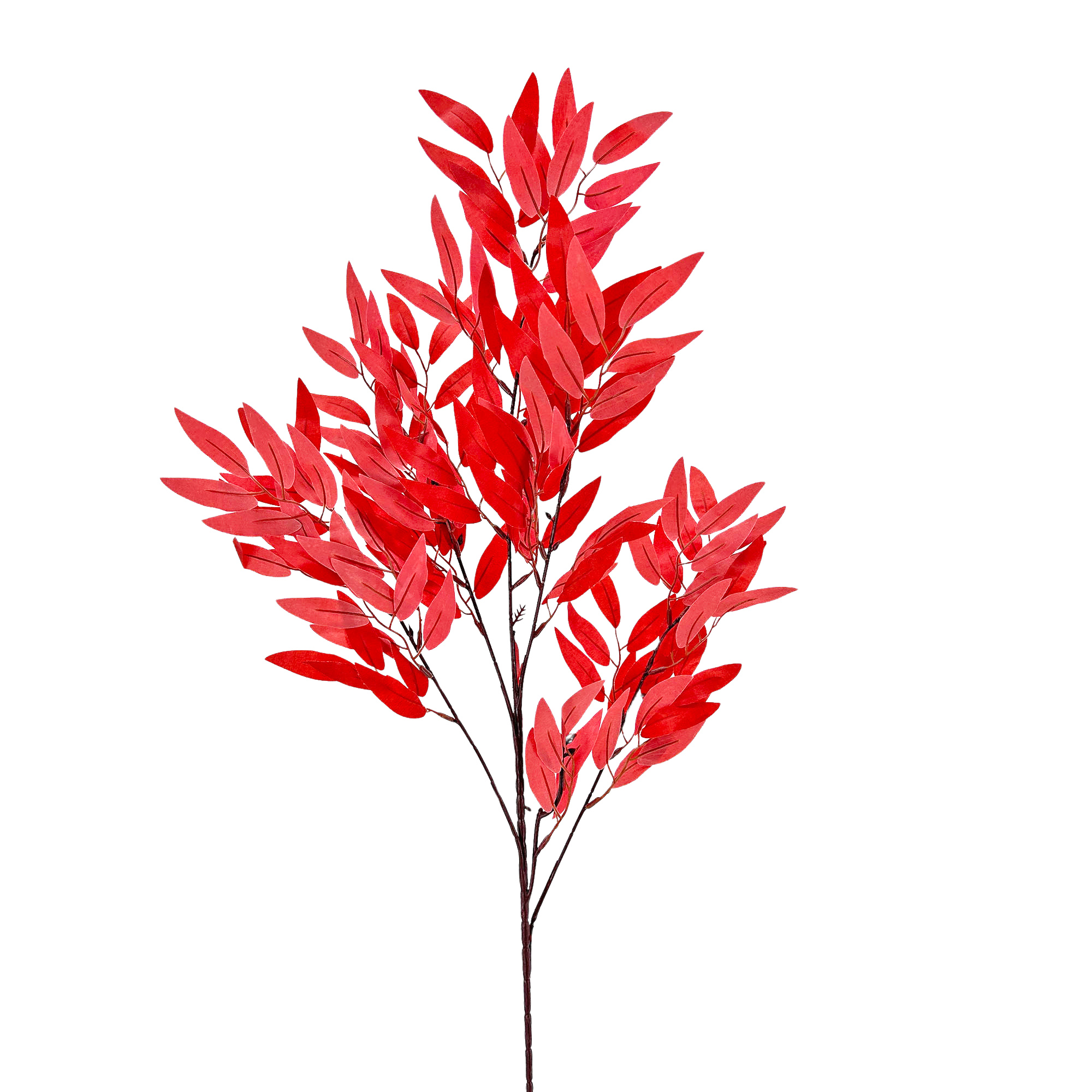 IMG_7281 GNW Red Artificial Salix Leaf LRR-321 - Image 1