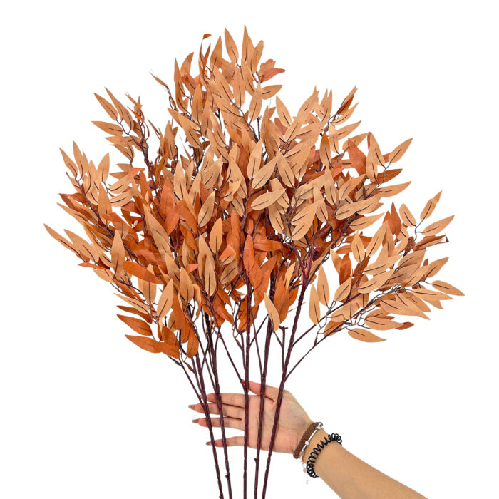 GNW Brown Artificial Salix Leaf LRR-320 - Image 3
