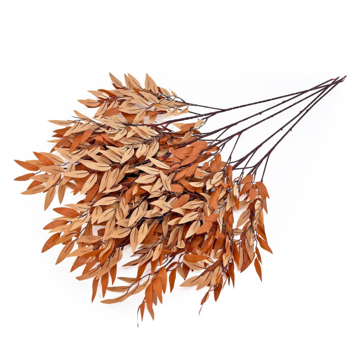 GNW Brown Artificial Salix Leaf LRR-320 - Image 2