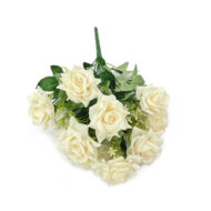 GNW Champagne Artificial 11 heads Rose With Sharp Tips NYY-02 - Image 2