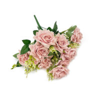 GNW Dark Pink Artificial 11 heads Rose With Sharp Tips NYY-05 - Image 2