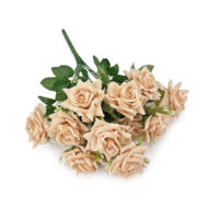 GNW Light Brown Artificial 11 heads Rose With Sharp Tips NYY-03 - Image 2