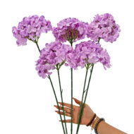 GNW Purple Artificial Hydrangea Silk LRR-353 - Image 2