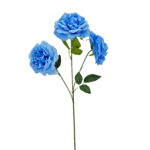 GNW Blue Artificial Chinese Rose Peony LRR-346