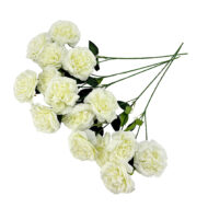 GNW White Artificial Chinese Rose Peony LRR-341 - Image 2