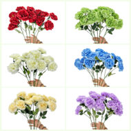 GNW Blue Artificial Chinese Rose Peony LRR-346 - Image 4