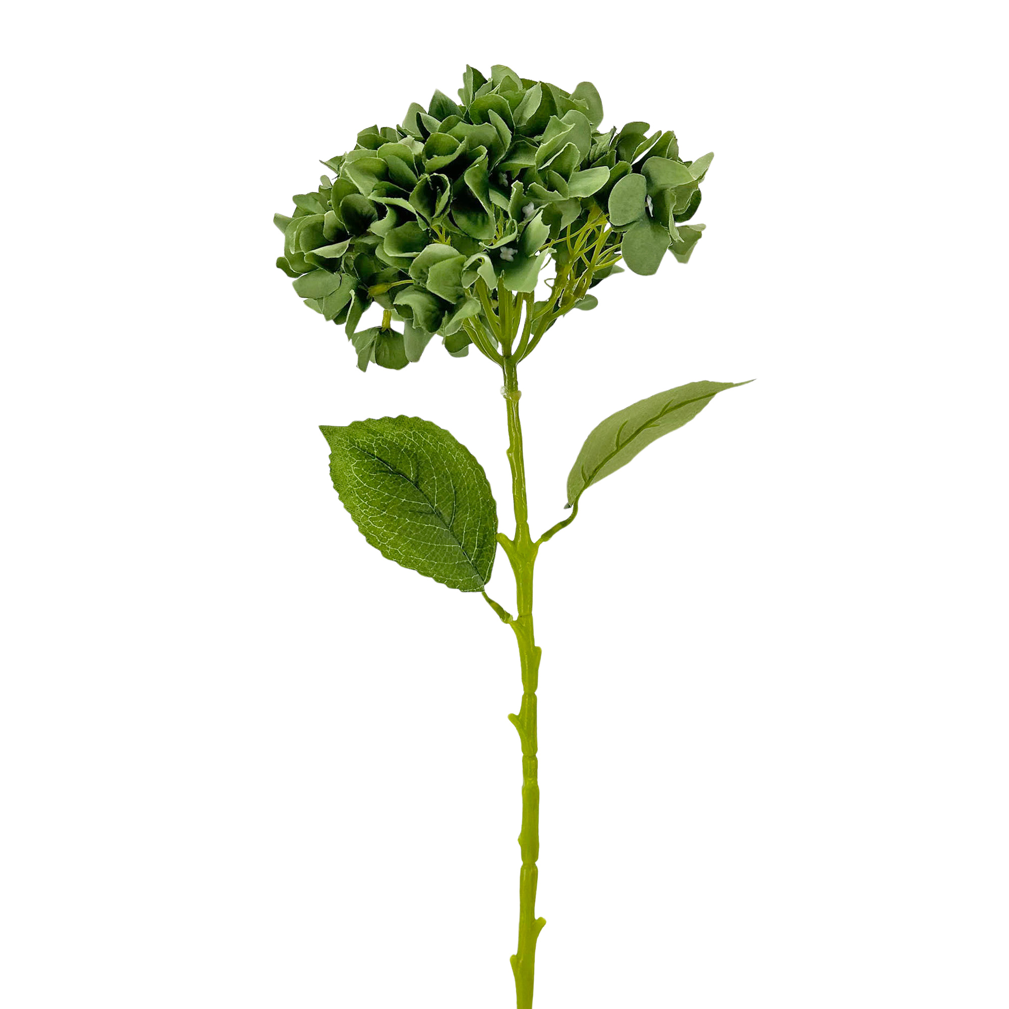 IMG_7539 GNW Green Artificial Floral Hydrangea Silk LRR-376 - Image 1