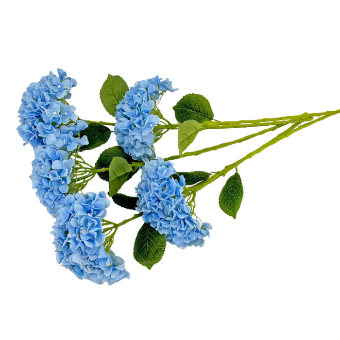 GNW Blue Artificial Floral Hydrangea Silk LRR-367 - Image 2