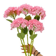 GNW Pink Artificial Floral Hydrangea Silk LRR-364 - Image 3