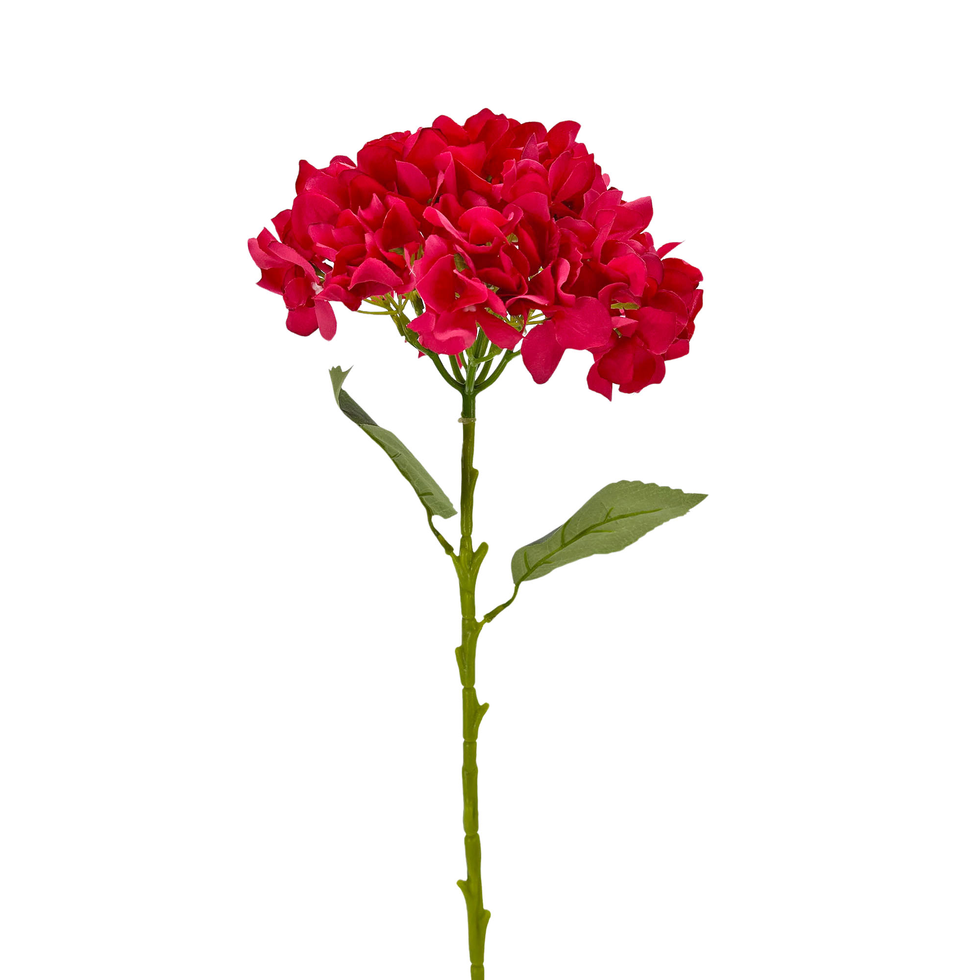 IMG_7572 GNW Rose Red Artificial Floral Hydrangea Silk LRR-365 - Image 1