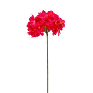 GNW Rose Red Artificial Leafless Hydrangea Silk LRR-380