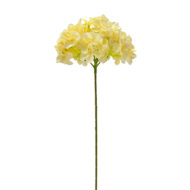GNW Yellow Artificial Leafless Hydrangea Silk LRR-378