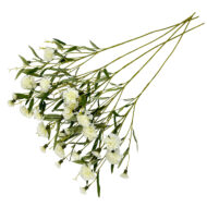 GNW White Artificial Carnations Flower QZ-20 - Image 2