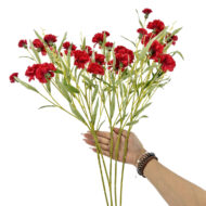 GNW Red Artificial Carnations Flower QZ-27 - Image 3