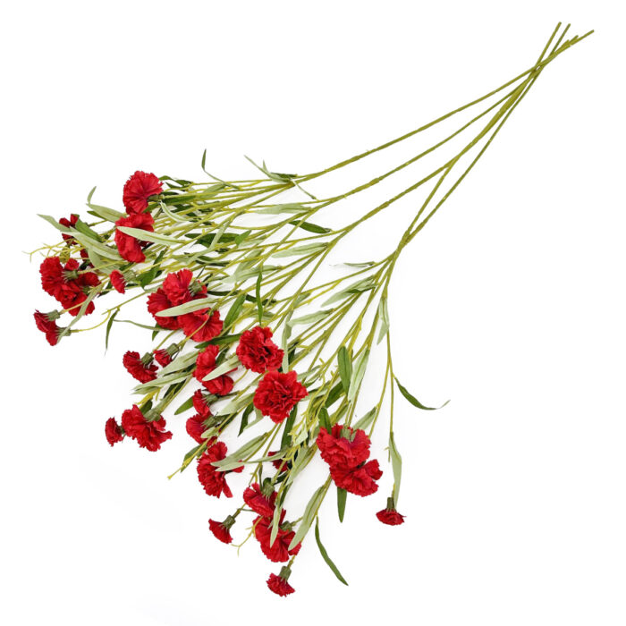 GNW Red Artificial Carnations Flower QZ-27 - Image 2