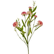 GNW White Red Artificial Carnations Flower QZ-23