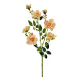 GNW Yellow Pink Artificial Chinese Rose Peony QZ-32