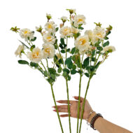 GNW Champagne Artificial Chinese Rose Peony QZ-33 - Image 3