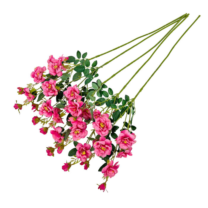 GNW Rose Red Artificial Chinese Rose Peony QZ-29 - Image 2