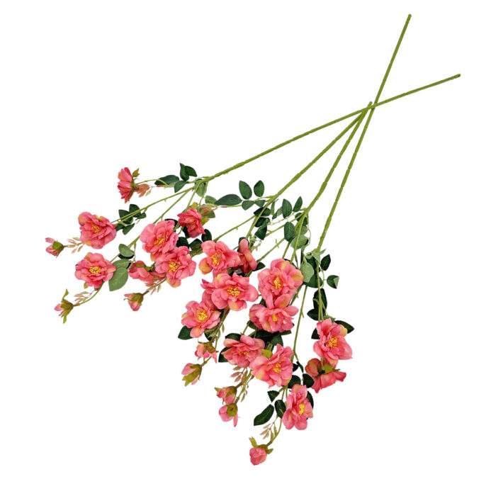 GNW Pink Red Artificial Chinese Rose Peony QZ-40 - Image 2