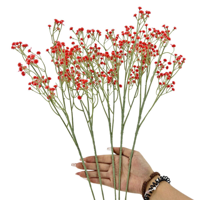 GNW Red Artificial Baby's Breath LZ-201 - Image 3